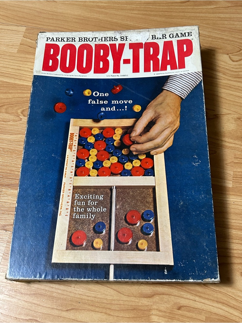 Vintage 1965 Booby Trap Board Game by Parker Brothers Family Fun Night